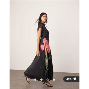ARRANGE Embroidered Floral Maxi BNWT Sz 12